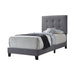 Mapes Tufted Upholstered Eastern King, Queen, Twin & Full Bed Charcoal & Grey - Casa Morelos / Coahuila Furniture (Oklahoma City, OK)