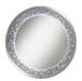 Lixue Round Wall Mirror with LED Lighting Silver - Casa Morelos / Coahuila Furniture (Oklahoma City, OK)