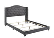 Tamarac Upholstered Nailhead Full, Eastern King & Queen Bed Beige & Grey - Casa Morelos / Coahuila Furniture (Oklahoma City, OK)