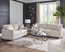 Corliss Upholstered Arched Arms Sofa Beige - Casa Morelos / Coahuila Furniture (Oklahoma City, OK)