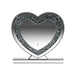 Euston Heart Shape Table Mirror Silver - Casa Morelos / Coahuila Furniture (Oklahoma City, OK)