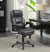 Nerris Adjustable Height Office Chair with Padded Arm Grey and Black - Casa Morelos / Coahuila Furniture (Oklahoma City, OK)