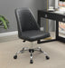 Althea Upholstered Tufted Back Office Chair Grey and Chrome - Casa Morelos / Coahuila Furniture (Oklahoma City, OK)