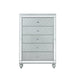 Gunnison 5-drawer Chest Silver Metallic - Casa Morelos / Coahuila Furniture (Oklahoma City, OK)