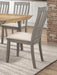 Nogales Slat Back Side Chairs Coastal Grey (Set of 2) - Casa Morelos / Coahuila Furniture (Oklahoma City, OK)