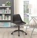 Carnell Adjustable Height Office Chair with Casters Brown and Rustic Taupe - Casa Morelos / Coahuila Furniture (Oklahoma City, OK)