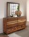 Winslow 6-drawer Dresser Smokey Walnut and Coffee Bean - Casa Morelos / Coahuila Furniture (Oklahoma City, OK)