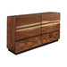 Winslow 6-drawer Dresser Smokey Walnut and Coffee Bean - Casa Morelos / Coahuila Furniture (Oklahoma City, OK)