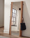 Winslow Standing Mirror Smokey Walnut and Coffee Bean - Casa Morelos / Coahuila Furniture (Oklahoma City, OK)