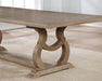 Brockway Trestle Dining Table Barley Brown - Casa Morelos / Coahuila Furniture (Oklahoma City, OK)