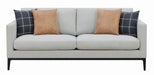 Apperson Cushioned Back Sofa Light Grey - Casa Morelos / Coahuila Furniture (Oklahoma City, OK)