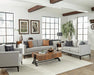 Apperson Cushioned Back Sofa Light Grey - Casa Morelos / Coahuila Furniture (Oklahoma City, OK)