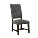 Twain Upholstered Side Chairs Warm Grey (Set of 2) - Casa Morelos / Coahuila Furniture (Oklahoma City, OK)