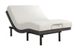 Negan Eastern King, E.King, Queen, & Twin XL Adjustable Bed Base Grey and Black - Casa Morelos / Coahuila Furniture (Oklahoma City, OK)