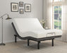 Negan Eastern King, E.King, Queen, & Twin XL Adjustable Bed Base Grey and Black - Casa Morelos / Coahuila Furniture (Oklahoma City, OK)