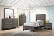 Watson Full & Twin Panel Bed Grey Oak - Casa Morelos / Coahuila Furniture (Oklahoma City, OK)