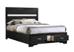 Miranda Full & Twin Storage Bed Black - Casa Morelos / Coahuila Furniture (Oklahoma City, OK)