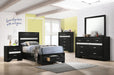 Miranda Full & Twin Storage Bed Black - Casa Morelos / Coahuila Furniture (Oklahoma City, OK)