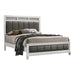 Barzini California King, E.King, & Queen Upholstered Panel Bed White - Casa Morelos / Coahuila Furniture (Oklahoma City, OK)