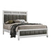 Barzini California King, E.King, & Queen Upholstered Panel Bed White - Casa Morelos / Coahuila Furniture (Oklahoma City, OK)