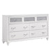 Barzini 7-drawer Dresser White - Casa Morelos / Coahuila Furniture (Oklahoma City, OK)