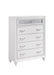Barzini 5-drawer Chest White - Casa Morelos / Coahuila Furniture (Oklahoma City, OK)