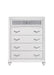 Barzini 5-drawer Chest White - Casa Morelos / Coahuila Furniture (Oklahoma City, OK)