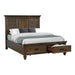 Franco Eastern King Storage Bed Burnished Oak - Casa Morelos / Coahuila Furniture (Oklahoma City, OK)
