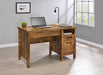 Delwin Lift Top Office Desk with File Cabinet Antique Nutmeg - Casa Morelos / Coahuila Furniture (Oklahoma City, OK)