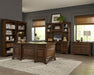 Hartshill Executive Desk with File Cabinets Burnished Oak - Casa Morelos / Coahuila Furniture (Oklahoma City, OK)