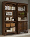 Hartshill Bookcase with Cabinet Burnished Oak - Casa Morelos / Coahuila Furniture (Oklahoma City, OK)
