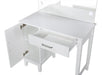Elijah Vanity Set with LED Lights White and Dark Grey - Casa Morelos / Coahuila Furniture (Oklahoma City, OK)