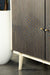 Ixora 2-door Accent Cabinet White Washed and Black - Casa Morelos / Coahuila Furniture (Oklahoma City, OK)