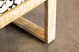 Aiden Sled Leg Upholstered Accent Bench Black and White - Casa Morelos / Coahuila Furniture (Oklahoma City, OK)