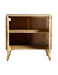 Alyssum Checkered Pattern 2-door Accent Cabinet Natural - Casa Morelos / Coahuila Furniture (Oklahoma City, OK)