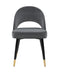 Lindsey Arched Back Upholstered Side Chairs Grey (Set of 2) - Casa Morelos / Coahuila Furniture (Oklahoma City, OK)