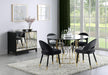 Lindsey Arched Back Upholstered Side Chairs Grey (Set of 2) - Casa Morelos / Coahuila Furniture (Oklahoma City, OK)
