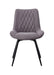 Diggs Upholstered Tufted Swivel Dining Chairs Grey and Gunmetal (Set of 2) - Casa Morelos / Coahuila Furniture (Oklahoma City, OK)