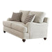 Glenn Cushion Back Loveseat Light Grey - Casa Morelos / Coahuila Furniture (Oklahoma City, OK)