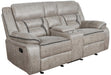Greer Upholstered Tufted Back Glider Loveseat - Casa Morelos / Coahuila Furniture (Oklahoma City, OK)