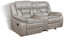 Greer Upholstered Tufted Back Glider Loveseat - Casa Morelos / Coahuila Furniture (Oklahoma City, OK)