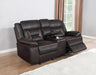 Greer Upholstered Tufted Back Glider Loveseat - Casa Morelos / Coahuila Furniture (Oklahoma City, OK)
