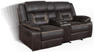 Greer Upholstered Tufted Back Glider Loveseat - Casa Morelos / Coahuila Furniture (Oklahoma City, OK)