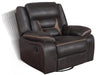 Greer Upholstered Tufted Back Glider Recliner - Casa Morelos / Coahuila Furniture (Oklahoma City, OK)