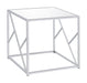 Provins 3-piece Occasional Table Set Clear Mirror and Chrome - Casa Morelos / Coahuila Furniture (Oklahoma City, OK)