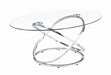 Warren 3-piece Occasional Set Chrome and Clear - Casa Morelos / Coahuila Furniture (Oklahoma City, OK)