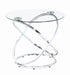 Warren 3-piece Occasional Set Chrome and Clear - Casa Morelos / Coahuila Furniture (Oklahoma City, OK)