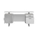 Lawtey Floating Top Office Desk White Gloss - Casa Morelos / Coahuila Furniture (Oklahoma City, OK)