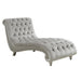 Lydia Tufted Cushion Chaise with Nailhead Trim Grey - Casa Morelos / Coahuila Furniture (Oklahoma City, OK)