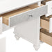 Barzini 7-drawer Vanity Desk with Lighted Mirror White - Casa Morelos / Coahuila Furniture (Oklahoma City, OK)